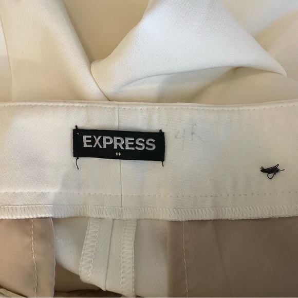 Express white suit pants size 6R - Picture 3 of 4